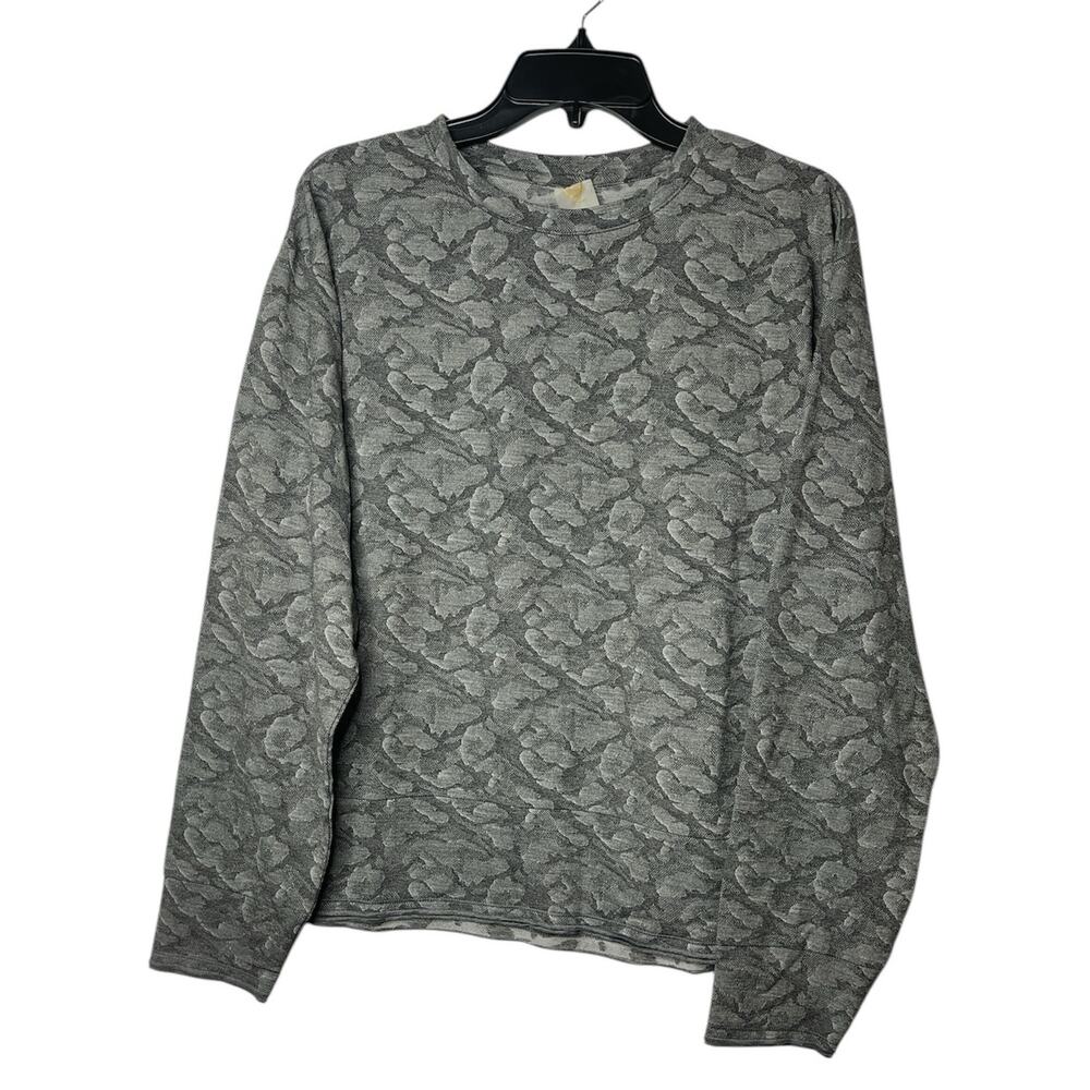 Shape Activewear Behind The Seams Extended Day Pullover Camo‎ Sweatshirt Medium